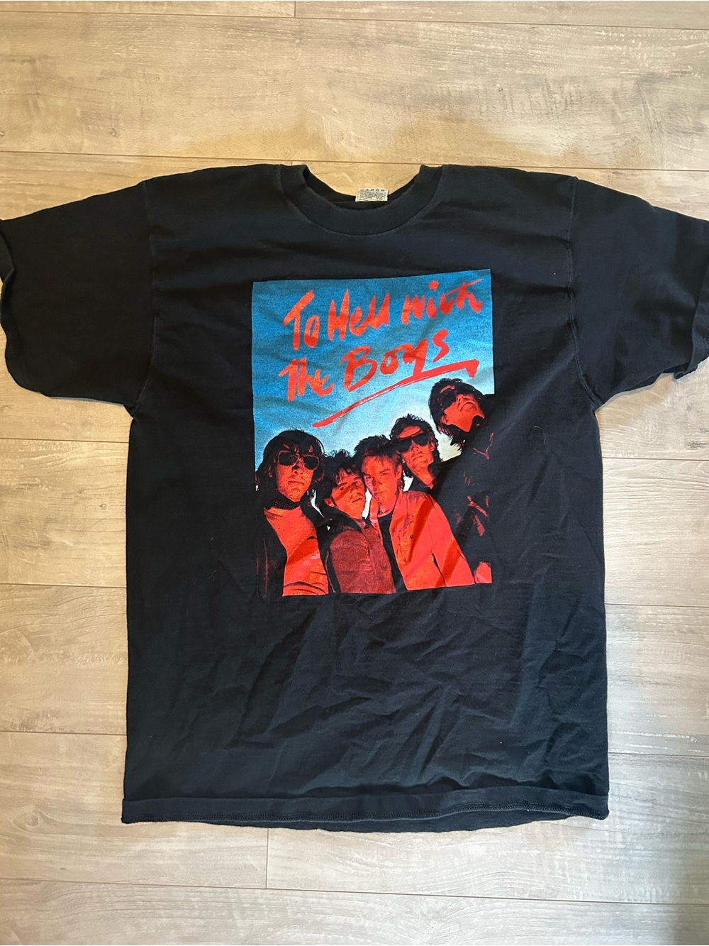Vintage The Boys To Hell With The Boys T-Shirt L Punk Power Pop